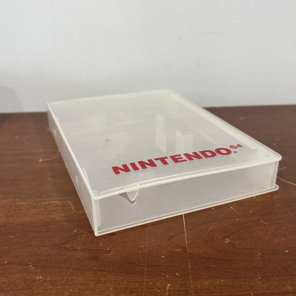 Nintendo 64 N64 Hard Case Display Clamshell Clear Plastic Storage - Picture 5 of 6